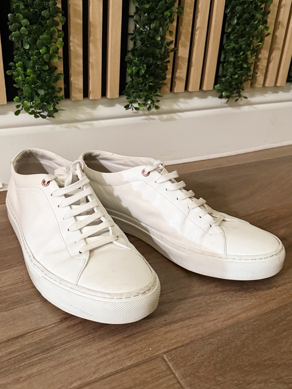 Good Man White Sneakers - 9 UC